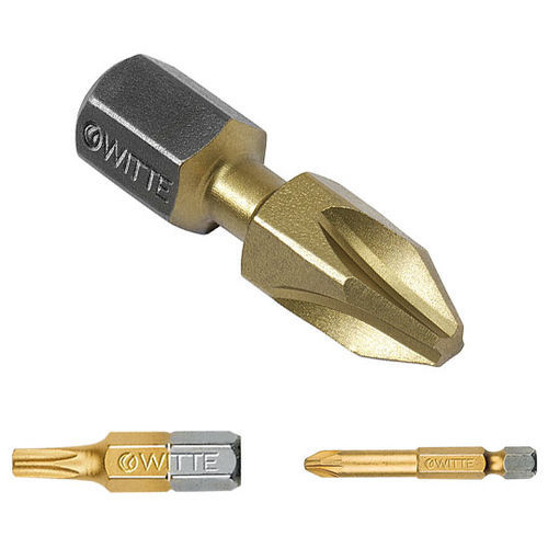 Punta per cacciavite torx - MAXX Tin - KIRCHHOFF WITTE GmbH - con impronta a croce Phillips / Pozidriv / per viti a taglio