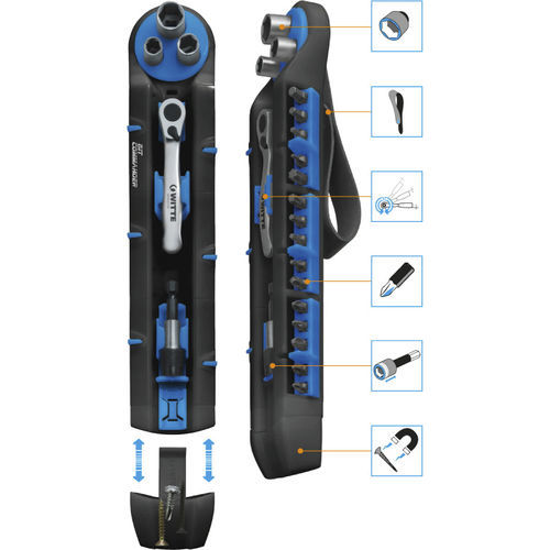Set di punte di avvitamento torx - Bitcommander - KIRCHHOFF WITTE GmbH - con impronta a croce Phillips / Pozidriv / per vite a testa quadrata