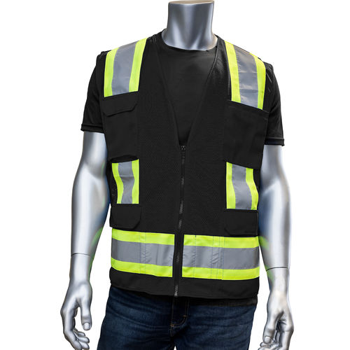 Gilet da lavoro - 301-0500M series - Pip global - alta visibilità / in rete / in poliestere