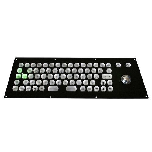 Tastiera ad incastro - CK-KB373132-38TBPKKL - Clickin Industrial Co., Ltd. - con microinterruttori / con trackball / con mouse