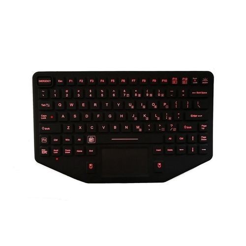 Tastiera per rack - CK-KB282177-TPSI - Clickin Industrial Co., Ltd. - contatto carbonio / con touchpad / con mouse