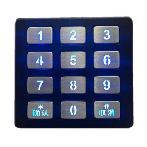 Tastiera numerica 12 tasti - CK-KE10074-KL - Clickin Industrial Co., Ltd. - ad incastro / in acciaio inossidabile / USB