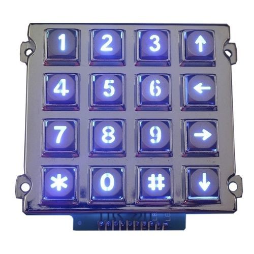 Tastiera numerica 16 tasti - CK-KE7671-BL - Clickin Industrial Co., Ltd. - ad incastro / in zinco / IP65