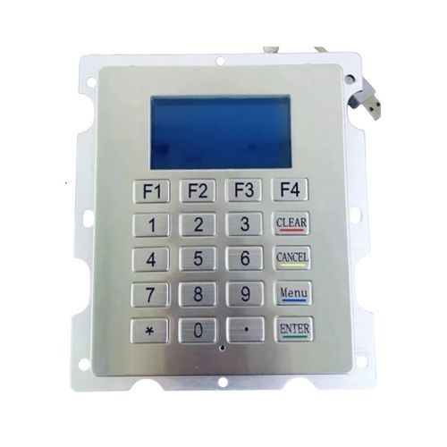Tastiera numerica 20 tasti - CK-KE146120-LCD - Clickin Industrial Co., Ltd. - ad incastro / in acciaio inossidabile / USB