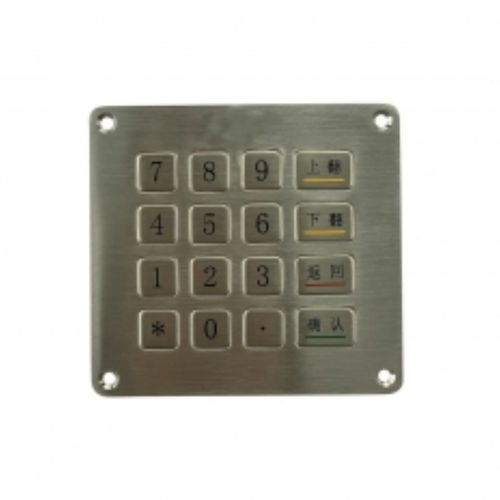 Tastiera numerica 12 tasti - CK-KE10093 - Clickin Industrial Co., Ltd. - 16 tasti / ad incastro / in acciaio inossidabile