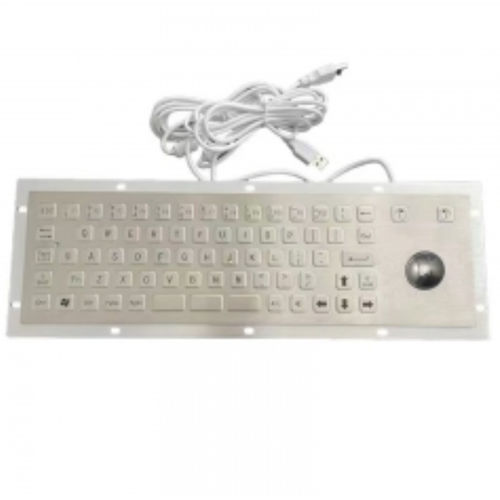 Tastiera ad incastro - CK-KB370110-38TB-R01 - Clickin Industrial Co., Ltd. - a tasti meccanici / con trackball / in acciaio inossidabile