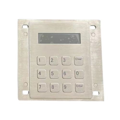 Tastiera numerica 12 tasti - CK-KE11994-LCD -NB - Clickin Industrial Co., Ltd. - ad incastro / in acciaio inossidabile / in gomma siliconica