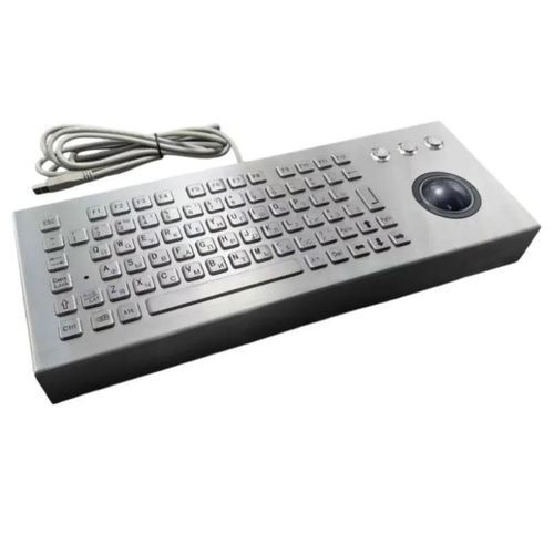 Tastiera da ufficio - CK-KB17IN1-50TBDT - Clickin Industrial Co., Ltd. - contatto carbonio / con trackball / industriale