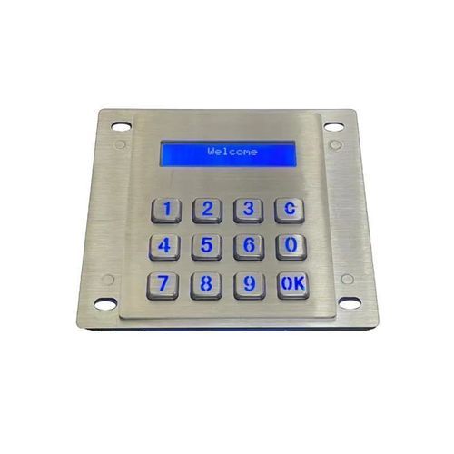 Tastiera numerica 12 tasti - CK-KE11994-LCD - Clickin Industrial Co., Ltd. - ad incastro / a tasti meccanici / in acciaio inossidabile