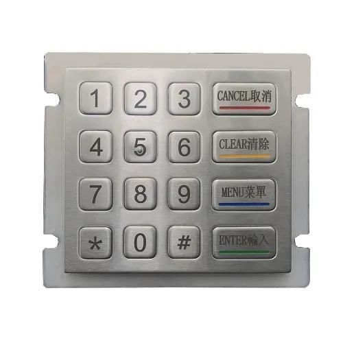 Tastiera numerica 16 tasti - CK-KE10090-NG - Clickin Industrial Co., Ltd. - ad incastro / in acciaio inox 304 / USB