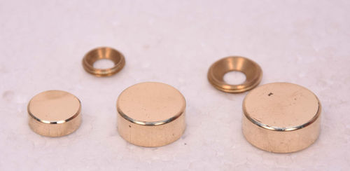 Cappuccio filettato - MIRCAP series - Paani Precision Products LLP - rotondo / in ottone / piatto