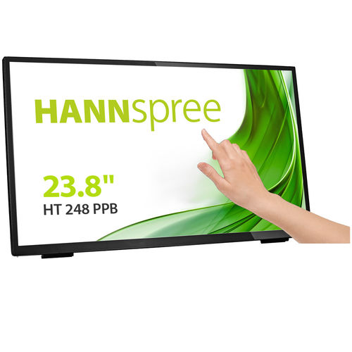 Monitor LCD - HT 248 PPB - Hannspree - con touch screen multitouch / a tecnologia capacitiva proiettata / con retroilluminazione a LED