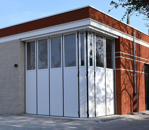 Porta scorrevole circolare - ROBUST AL602RS - Schneider Torsysteme Gesellschaft m.b.H - in alluminio / vetrata / industriale