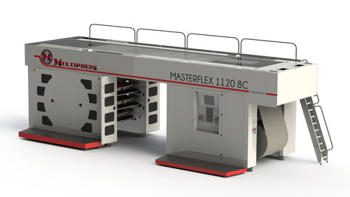 Macchina da stampa flessografica in linea - MASTERFLEX series - Multipress Srl - a 8 colori / a 6 colori / a 7 colori