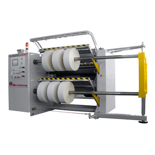 Taglierina ribobinatrice automatica - MULTISLITTER - Multipress Srl - doppia / per carta / per l'industria dell'imballaggio