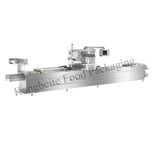 Macchina termoformatrice alimentata a rullo - DRZ series - Shandong Kangbeite Food Packaging Machinery Co., Ltd. - per imballaggio di prodotti alimentari / automatica / sottovuoto