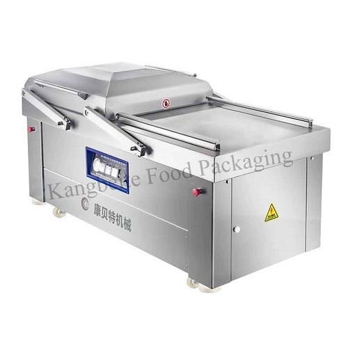 Macchina di confezionamento sottovuoto - DZ700/2S - Shandong Kangbeite Food Packaging Machinery Co., Ltd. - semiautomatica / a doppia campana / per alimenti