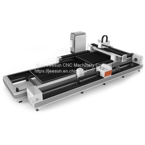 Macchina da taglio laser a fibra - JSF-1530E - Jinan Jeesun CNC Machinery Co., Ltd - per acciaio / per tubi / di lastre