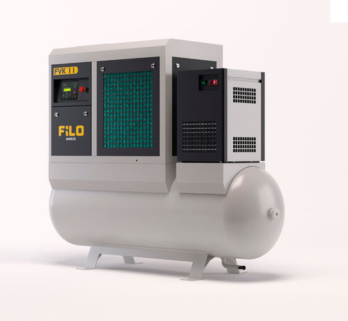 Compressore a vite - FVK C series - yenici compressor co - d'aria / con motore elettrico / fisso