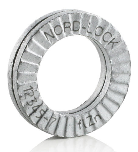 Rondella di sicurezza - NL series - Nord-Lock International AB - autobloccante / arrotondata / in acciaio