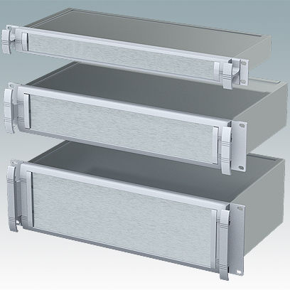 Scatola rack 19" - Mettec - Metcase - rettangolare / modulare / in alluminio