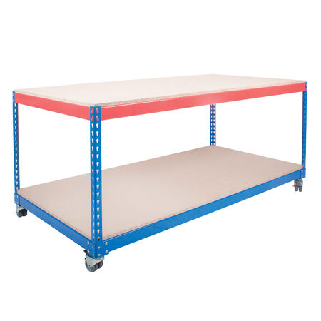Banco da lavoro in legno - Ancostorage - mobile / modulare