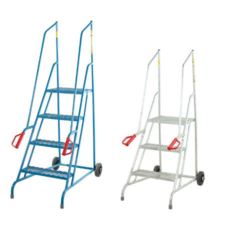 Scala da appoggio in acciaio - Ancostorage - pieghevole / mobile / per magazzino