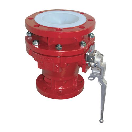 Valvola di fondo per vasca - KA-N series - Richter Chemie Technik - a sfera / manuale / di scarico