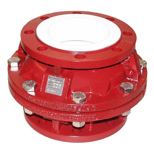 Valvola di ritegno di grande capacità - RV series - Richter Chemie Technik - a sfera / con flangia / rivestita in PTFE