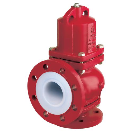 Valvola di sicurezza per gas - LPV series - Richter Chemie Technik - a bassa pressione / con flangia / a sede inclinata