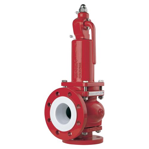 Valvola di sicurezza per gas - KSE series - Richter Chemie Technik - con flangia / con soffietto
