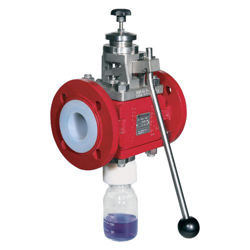 Valvola di campionamento - PA series - Richter Chemie Technik - a sfera / manuale / con flangia