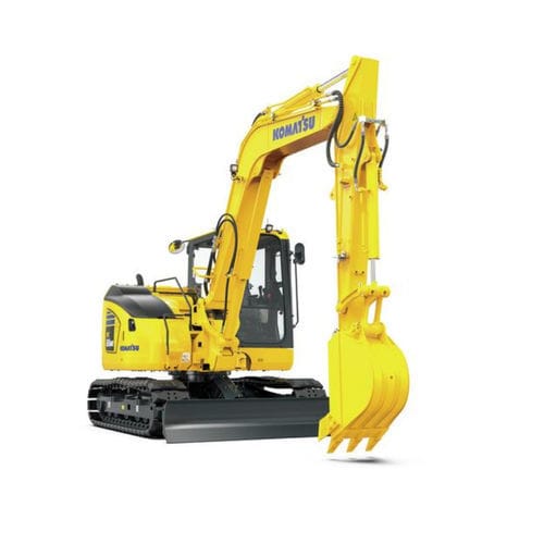 Miniescavatore - PC88MR-11 - Komatsu Construction and Mining Equipment - cingolato / diesel / per cantiere di costruzione