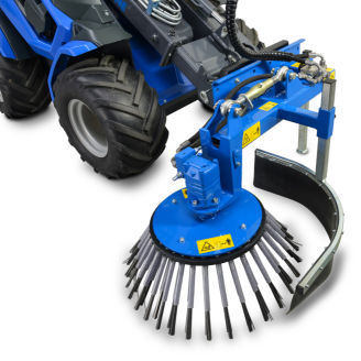 Spazzola a tazza - C890270 - Multione - diserbante / in acciaio / per spazzatrice