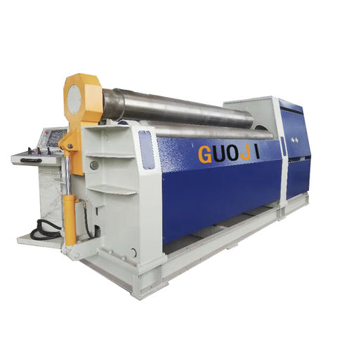 Calandra a 4 rulli - GJW12H-10X2500 - Nantong Guoji Machinery Equipment Co.,Ltd. - idraulica / automatica / con pannello di controllo mobile