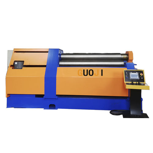 Calandra a 4 rulli - GJW12X-20X2000 - Nantong Guoji Machinery Equipment Co.,Ltd. - idraulica / automatica / con pannello di controllo mobile