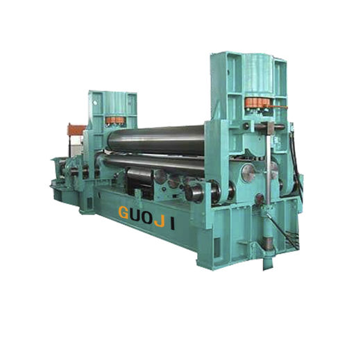Calandra a 3 rulli - GJW11S-30X3000 - Nantong Guoji Machinery Equipment Co.,Ltd. - idraulica / con pannello di controllo mobile / per applicazioni pesanti