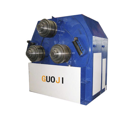 Curvatrice idraulica - GJW24-100  - Nantong Guoji Machinery Equipment Co.,Ltd. - per profilati / a 3 rulli trascinatori / verticale