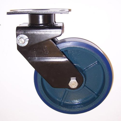 Ruota girevole - ZETA SOFT + M34 - LAG SPA - con piastra girevole / con cuscinetto a sfere / per carichi pesanti