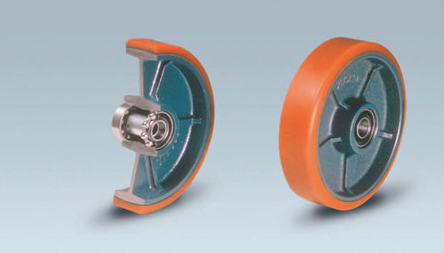 Ruota con fascia - ZETA series - LAG SPA - in ghisa / liscia / a sfere
