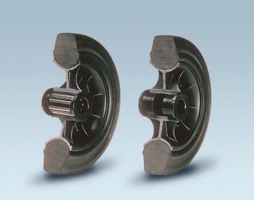 Ruota con fascia - DELTA series - LAG SPA - in gomma nera / a sfere / in gomma