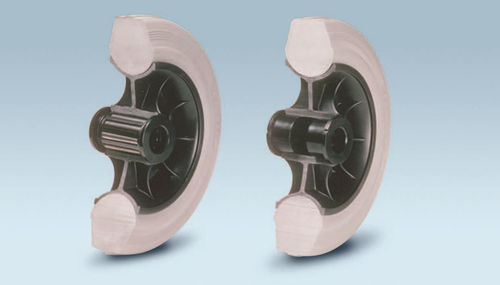 Ruota con fascia - DELTA-G series - LAG SPA - in gomma / liscia / in gomma
