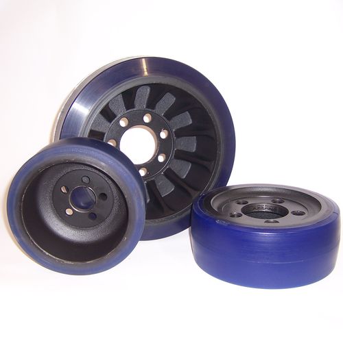 Ruota con fascia - ZETA SOFT-MOB series - LAG SPA - in poliuretano / liscia