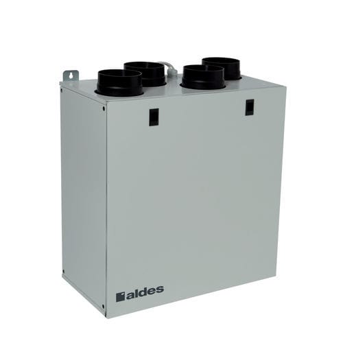 Unità di ventilazione a doppio flusso - InspirAIR® Top 210 - Aldes - a recupero di calore / con filtrazione integrata / con scambiatore