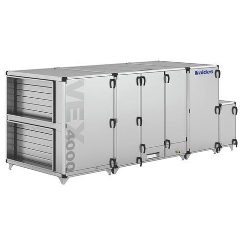 Unità di ventilazione a recupero di calore - VEX4000 - Aldes - centralizzata / con scambiatori rotanti / ad alto rendimento