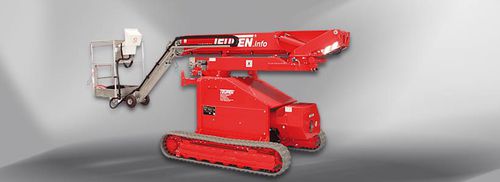 Piattaforma telescopica cingolata - LEO 12 T - Teupen - idraulica / compatta