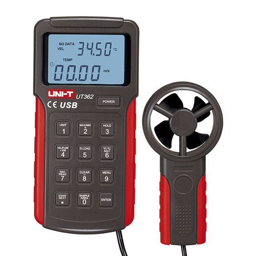 Anemometro a elica - UT360 series - UNI-TREND TECHNOLOGY (CHINA) CO., LTD. - digitale / portatile / USB
