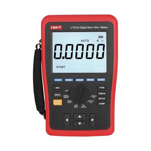 Micro-ohmmetro digitale - UT620A - UNI-TREND TECHNOLOGY (CHINA) CO., LTD. - portatile / 4 cavi / con bassa resistenza