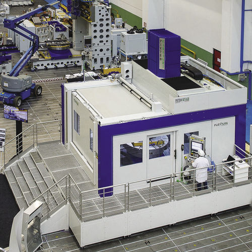 Centro di tornitura-fresatura verticale - FLEXTURN  - PIETRO CARNAGHI - CNC / 3 assi / idrostatico