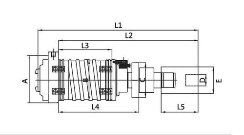 Mandrino di lavorazione - DGZZ-10020/10024 - Guangzhou Haozhi Industrial Co., Ltd - a presa diretta / BT 30 / lubrificazione a grasso